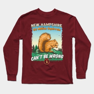 NEW HAMPSHIRE SQUIRREL Long Sleeve T-Shirt